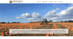 Desktop Screenshot of farmlandlp.com